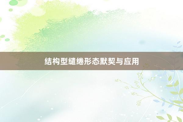 结构型缱绻形态默契与应用
